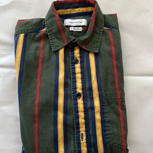 Urban Outfitters Stripped Casual Button-up